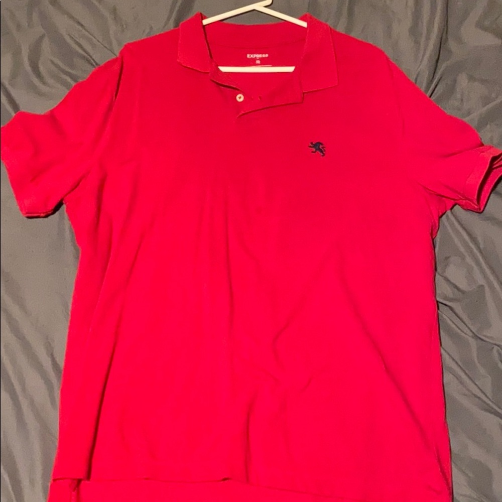 Express Red Polo